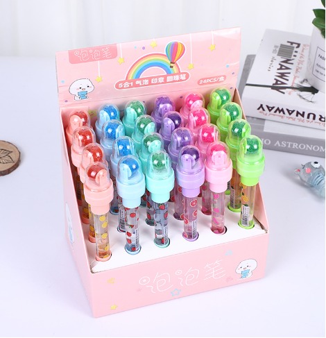 4 In 1 Bubbles + Roller Stamp + Pen — STATIONERY | Baby Basics Nairobi