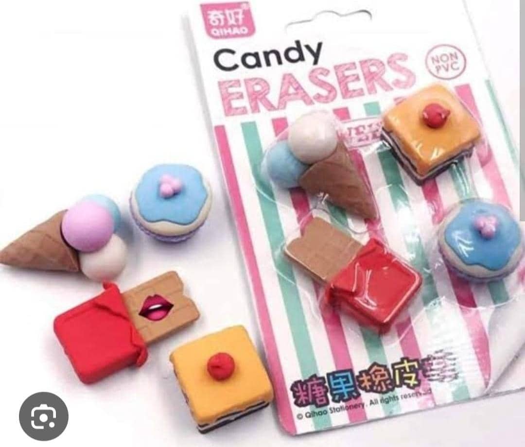Candy Erasers — STATIONERY | Baby Basics Nairobi