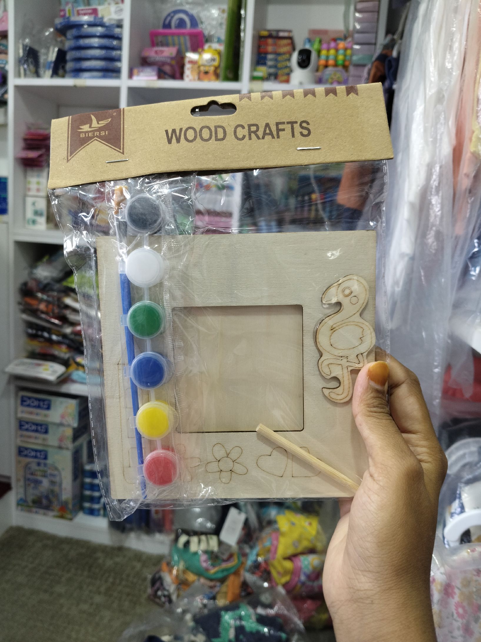 Wood Craft Flamingo — STATIONERY, Baby Basics Nairobi