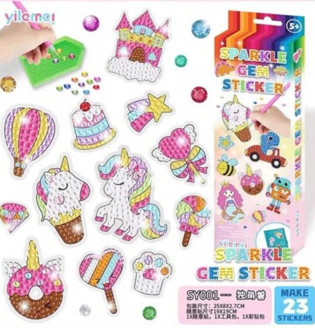 Sparkle Gem Stickers — STATIONERY, Baby Basics Nairobi