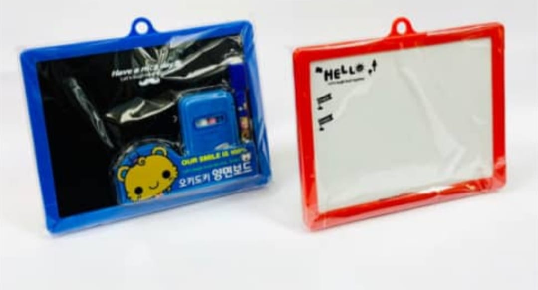 Mini Chalk Board/ White Board + Duster And Pen For Kids — STATIONERY, Baby Basics Nairobi