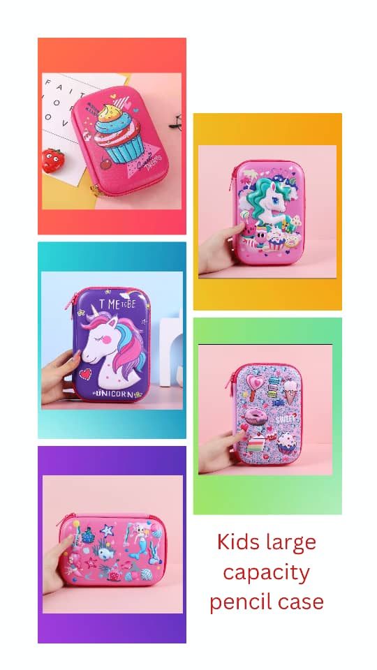 Pencil Case Big Size With Zipper And Multipockets Inside — STATIONERY, Baby Basics Nairobi