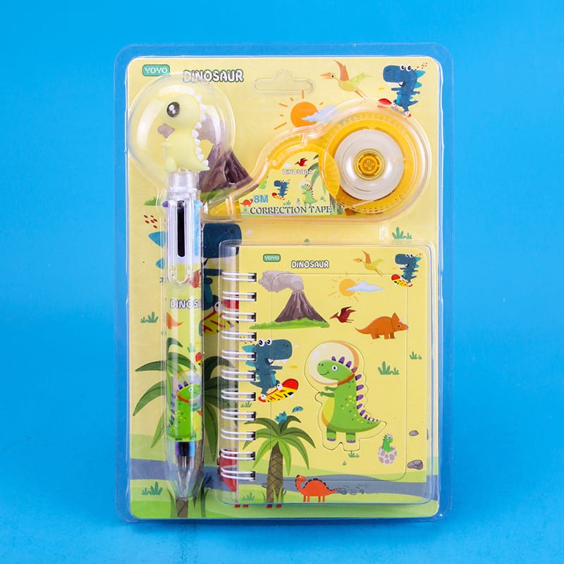 3 In 1 Dinosaur Stationery Set — Clothing Set, Baby Basics Nairobi