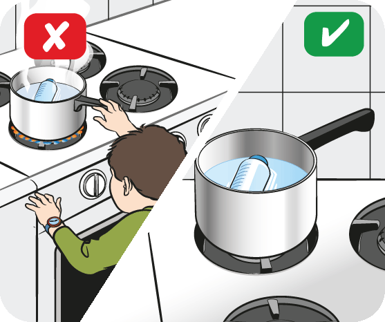 how to prepare baby bottle