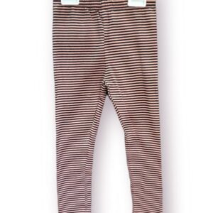 Peach Stripped With Navy Blue Girls Tights